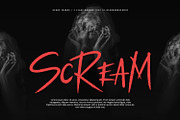 Scary Friday - Horror Display Font, a Script Font by Alpaprana (Thumbnail 7 of 11)