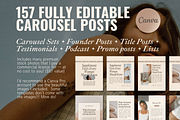 Minimalist Instagram Carousel Bundle, a Social Media Template by Solana Creative Co. (Thumbnail 9 of 11)