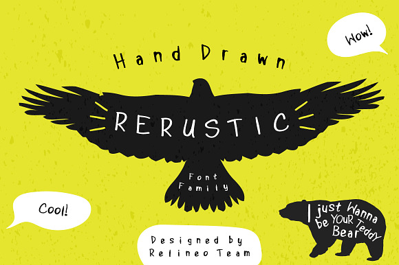 Rerustic Font preview 8