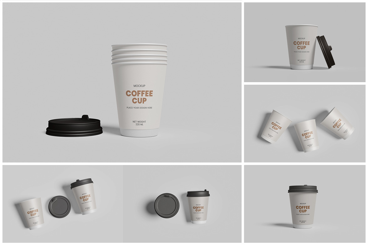 Paper Cup Mockup, a Cups & Container Mockup by Indah