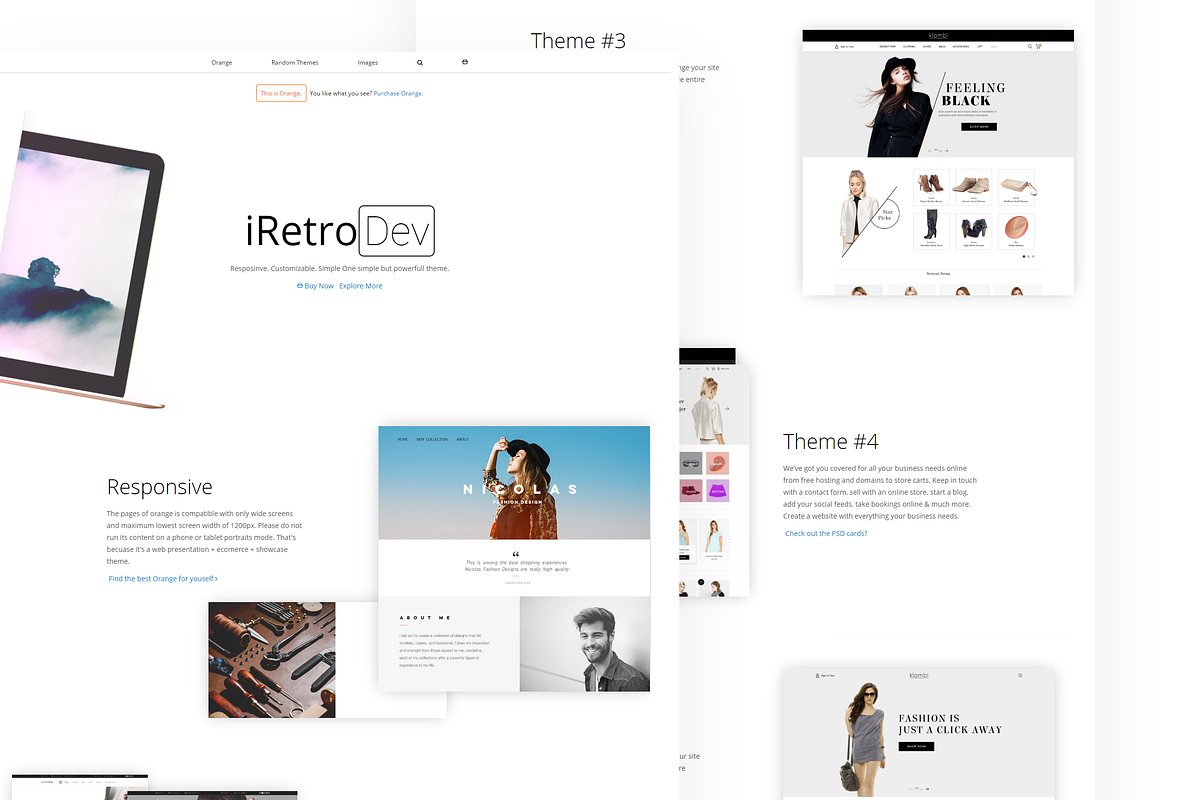 Orange -  Multipurpose HTML Template, a HTML Template by S&C Market (Photo 2 of 13)
