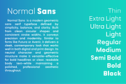 Normal Sans Geometric Font Family, a Font by PeanutButter Type (Thumbnail 2 of 6)