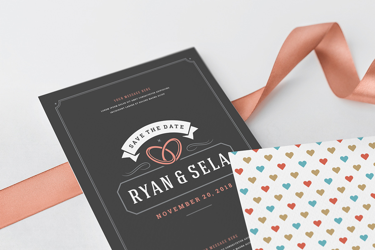 Save The Date Bundle, an Invitation Template by Vasya Kobelev (Photo 3 of 22)