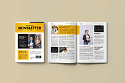 High School Simple Newsletter, a Brochure Template by UICreative (Thumbnail 4 of 5)
