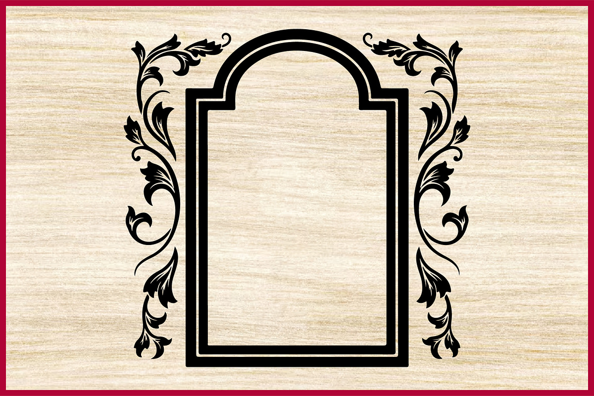 25 Vintage Frame and Window SVG Set, a Decorative Illustration by Artivon (Photo 2 of 4)