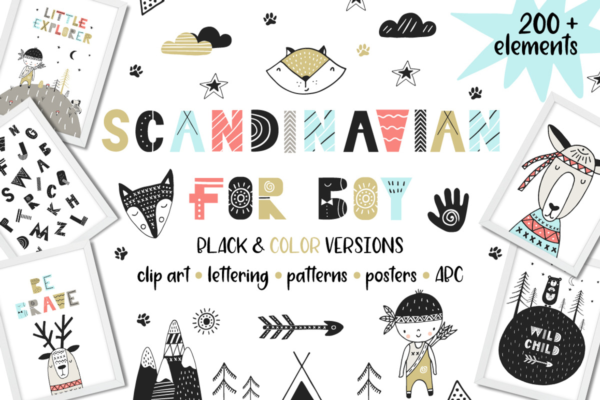 Scandinavian for BOY, an Animal Illustration by Oksana Stepova (Photo 1 of 16)