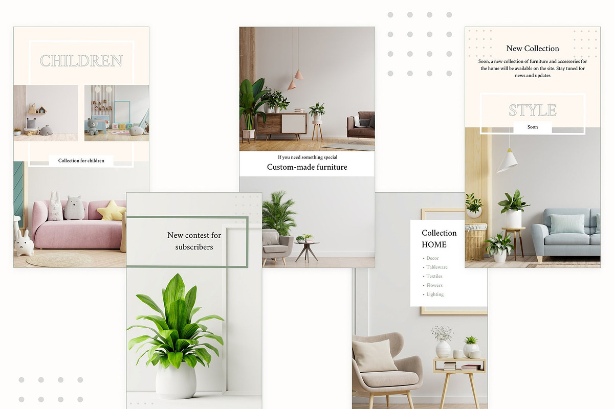 15 Instagram Templates for stories, a Social Media Template by KaluginaWEB (Photo 5 of 6)