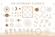Astrology mystical font, a Script Font by JuliyArt (Thumbnail 3 of 12)