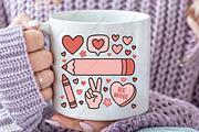 Custom Name Pencil Valentines PNG, an Illustration by CraftArtStudio (Thumbnail 2 of 4)