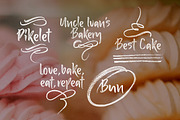 Bakery Paradise Handwritten Font, a Script Font by Vera Holera (Thumbnail 6 of 6)