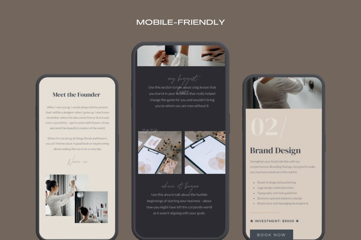Showit Website Template for Agencies, a Landing Page Template by Starline Creative (Photo 3 of 7)