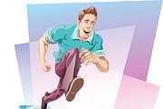 Jumping Up, an Illustration by LEKS illustrations (Thumbnail 2 of 4)