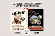 Halloween Real Estate Boo-tiful Home, a Flyer Template by CreativeVinesStore (Thumbnail 5 of 6)
