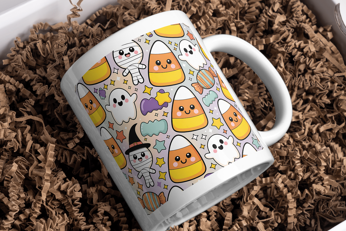 Candy Corn Cuties Halloween Pattern, a Seasonal Illustration by Design Station (Photo 4 of 4)