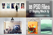 Minimalist Poster Mock Up Bundle, an Advertising Mockup by Pixel Place (Thumbnail 5 of 11)