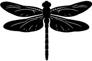 20 Dragonfly Silhouette Mega, an Object Graphic by Designer_Momina (Thumbnail 6 of 19)
