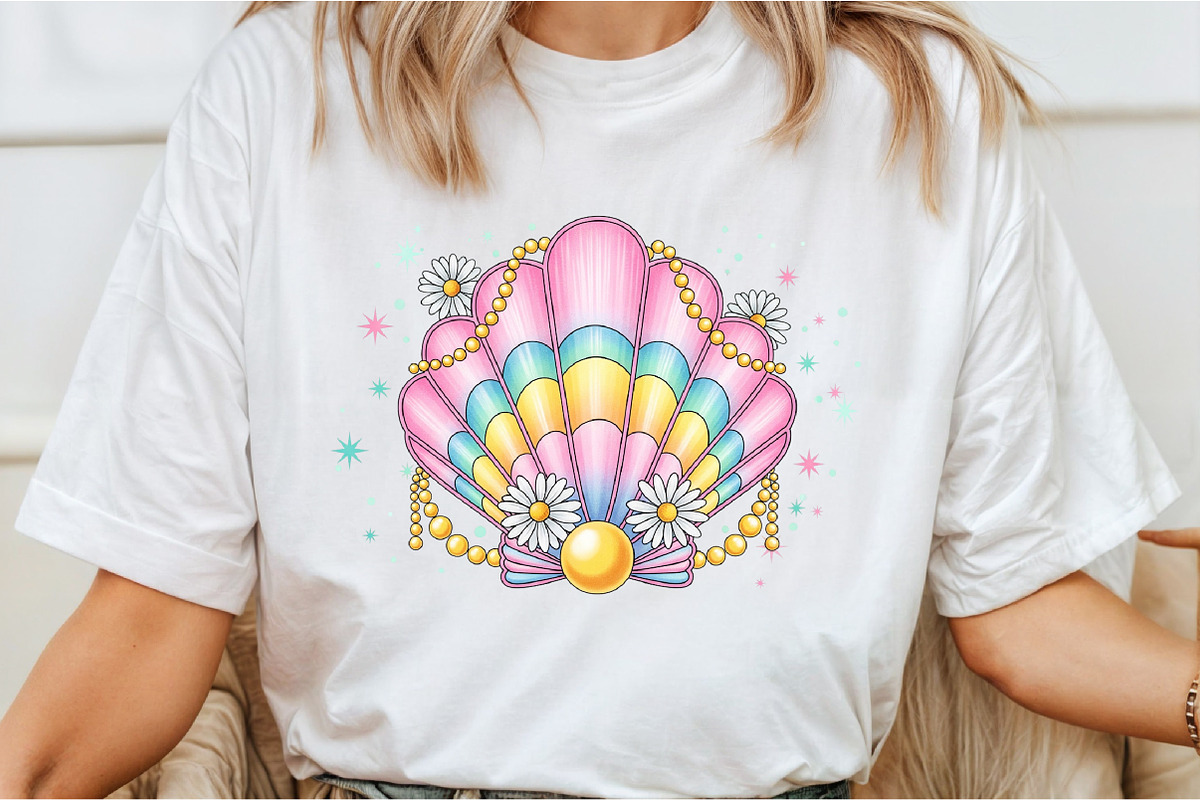 Clam Pearl Png, Summer Png, an Illustration by Libby Wishes (Photo 5 of 6)