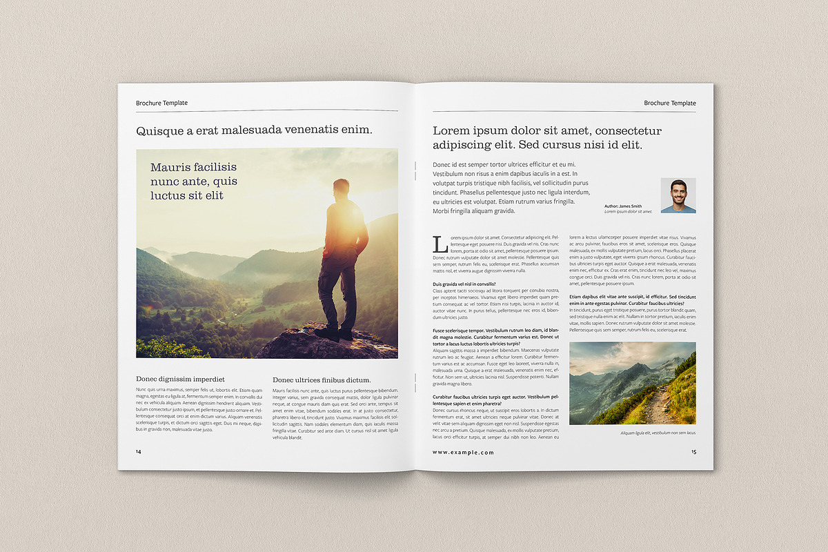 Magazine / Brochure Mockup Bundle, a Print Template by Petr Stránský (Photo 14 of 15)