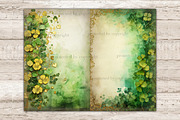 St. Patrick's Day Junk Journal Page, a Seasonal Illustration by GlamArtZhanna (Thumbnail 9 of 10)