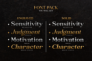 Craved Story - Engraved & Solid Seri, a Serif Font by Java pep (Thumbnail 2 of 11)