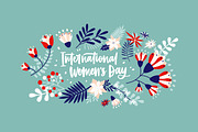 Women's Day floral cards, a Decorative Illustration by Good Studio (Thumbnail 3 of 7)