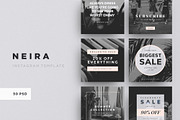 NEIRA - 30 Instagram Template, a Social Media Template by LunarPixel (Thumbnail 1 of 6)