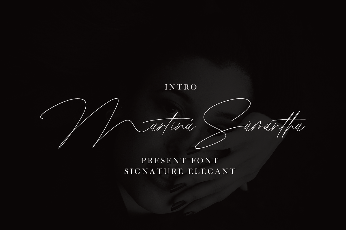 Martina Samantha, a Script Font by Meutuwah (Photo 1 of 8)
