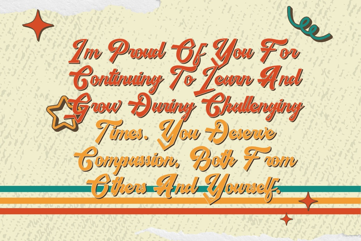 Hamilangton - Retro Display Font, a Script Font by Dhabee (Photo 7 of 17)