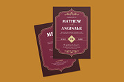 Vintage Stylist Wedding Invitation, an Invitation Template by iDoodle Studio (Thumbnail 3 of 4)