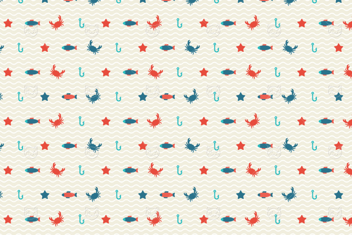 Ocean Patterns Set preview 4