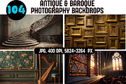 Classic and Baroque Photo Backdrops, an Object Graphic by PrintHaven Designs (Thumbnail 1 of 11)