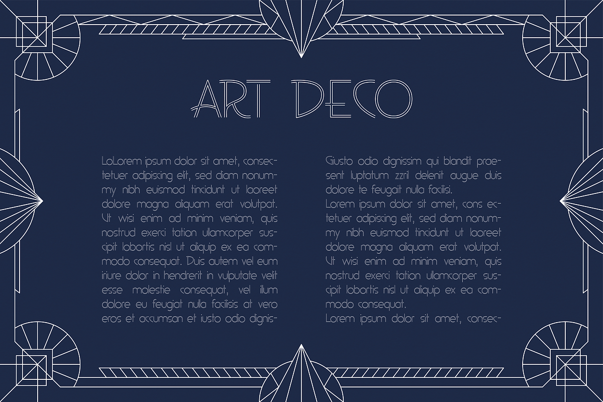 Rosaline - Art Deco Display, a Sans Serif Font by HipFonts (Photo 3 of 8)