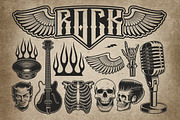 Rock and Roll Illustrations Bundle, an Illustration by Natali_ (Thumbnail 7 of 7)