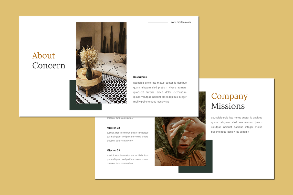 Montana - Powerpoint Template, a Presentation Template by deasign (Photo 4 of 13)