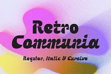 Retro Communia | 70s Typeface