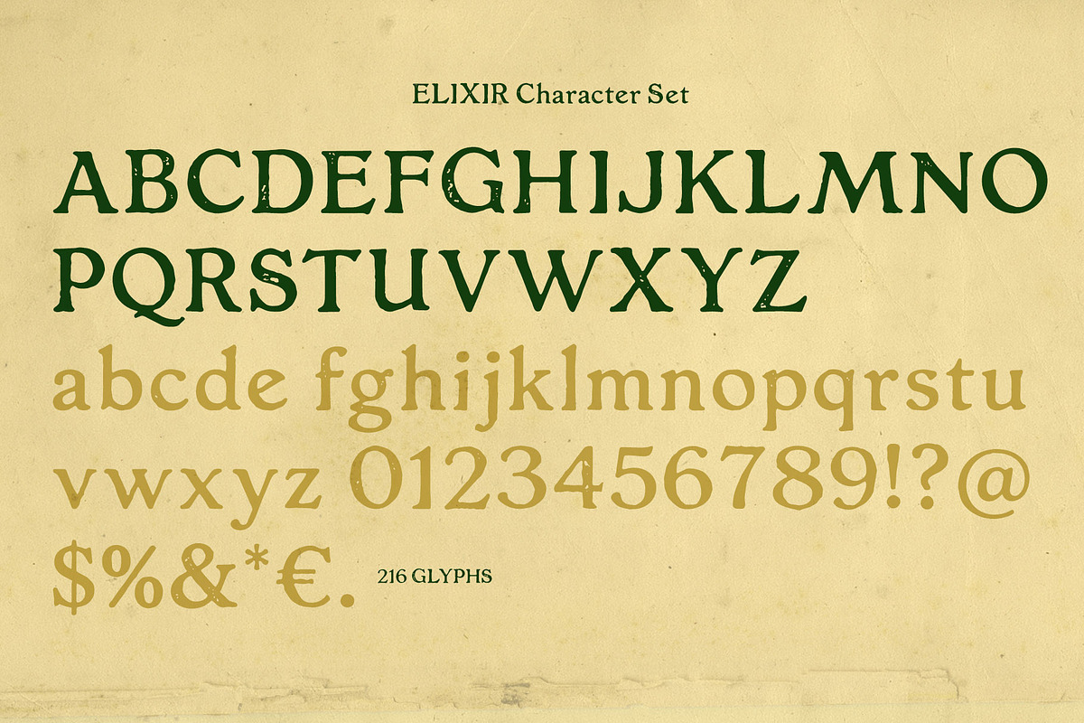 The Elixir, a Serif Font by Misprinted Type (Photo 4 of 4)