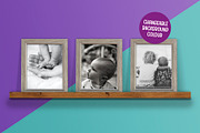 Picture Frame Mock Up - 1, 2 or 3!, a Product Mockup by Little Type Factory (Thumbnail 2 of 6)