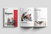 Annual Report Template, a Brochure Template by GoldenGrid Studio (Thumbnail 1 of 10)