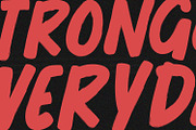 Gastetla Brush Display Font, a Sans Serif Font by Maulana Creative (Thumbnail 4 of 7)