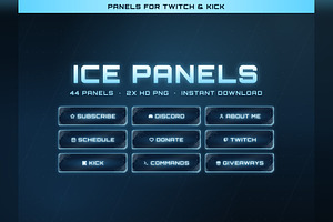 Ice Twitch & Kick Panels