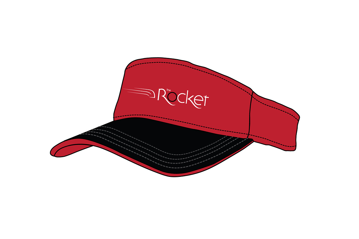Visor Hat - Vector Template Mockup, a Hat Mockup by Mark Anthony Media (Photo 2 of 4)