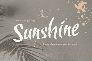 Creative Over: Brush Script Font