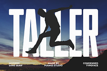 Taller - Condensed Sans Serif Font
