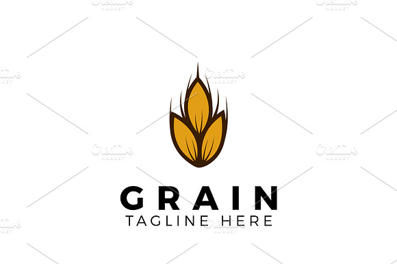 Wheat Grain Logo Design preview 4