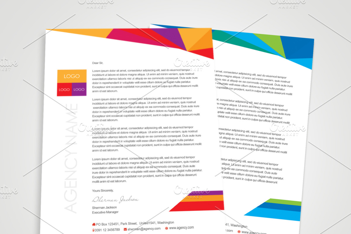 Creative Designer Letterhead, a Stationery Template by PremadePixels.com (Photo 1 of 4)