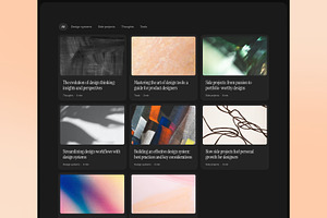 Monograph Blog Template Framer