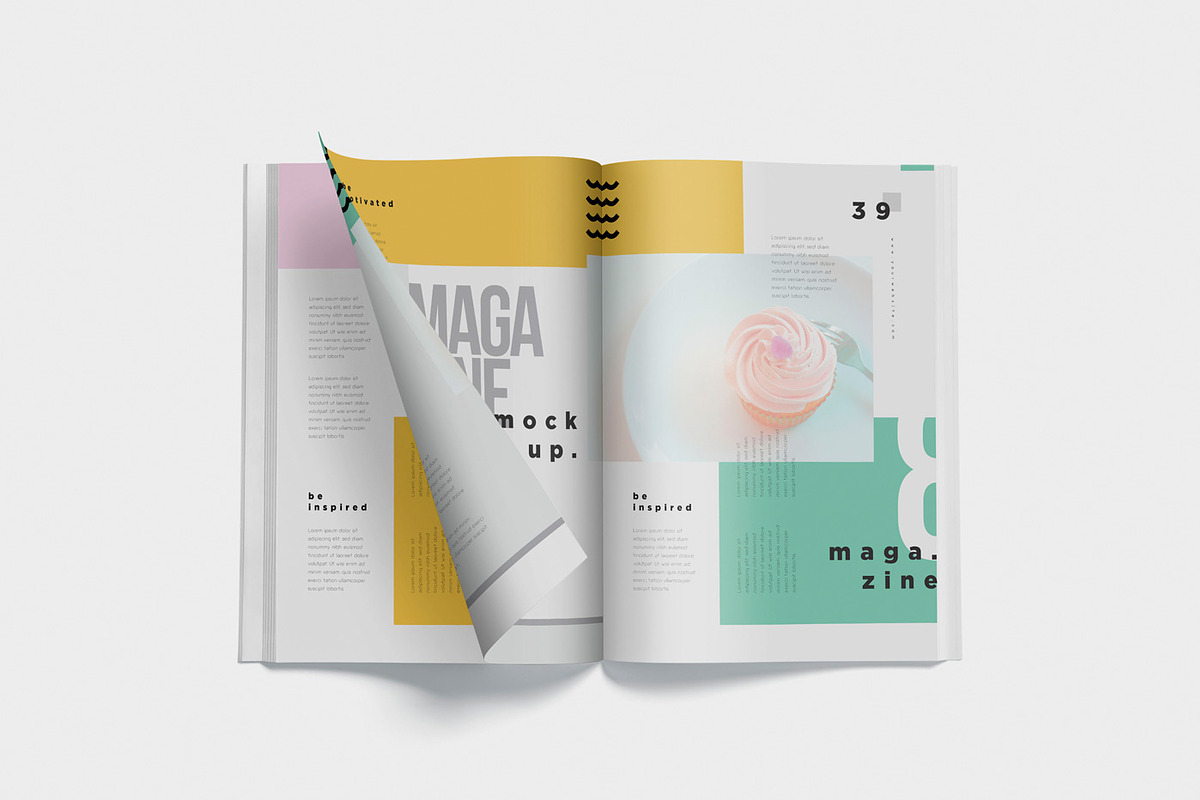 Realistic Magazine Mockups, a Books & Magazine Mockup by GfxFoundry