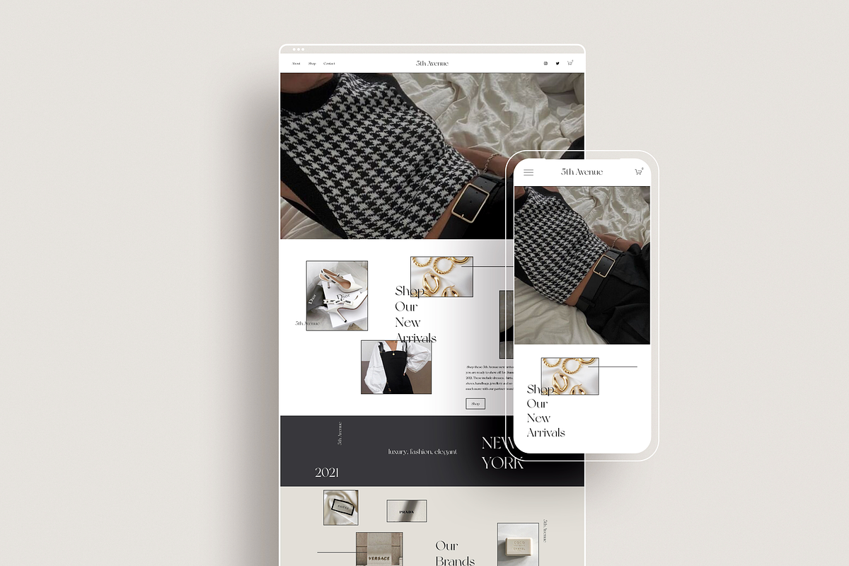 5th Avenue Squarespace 7.1 Template