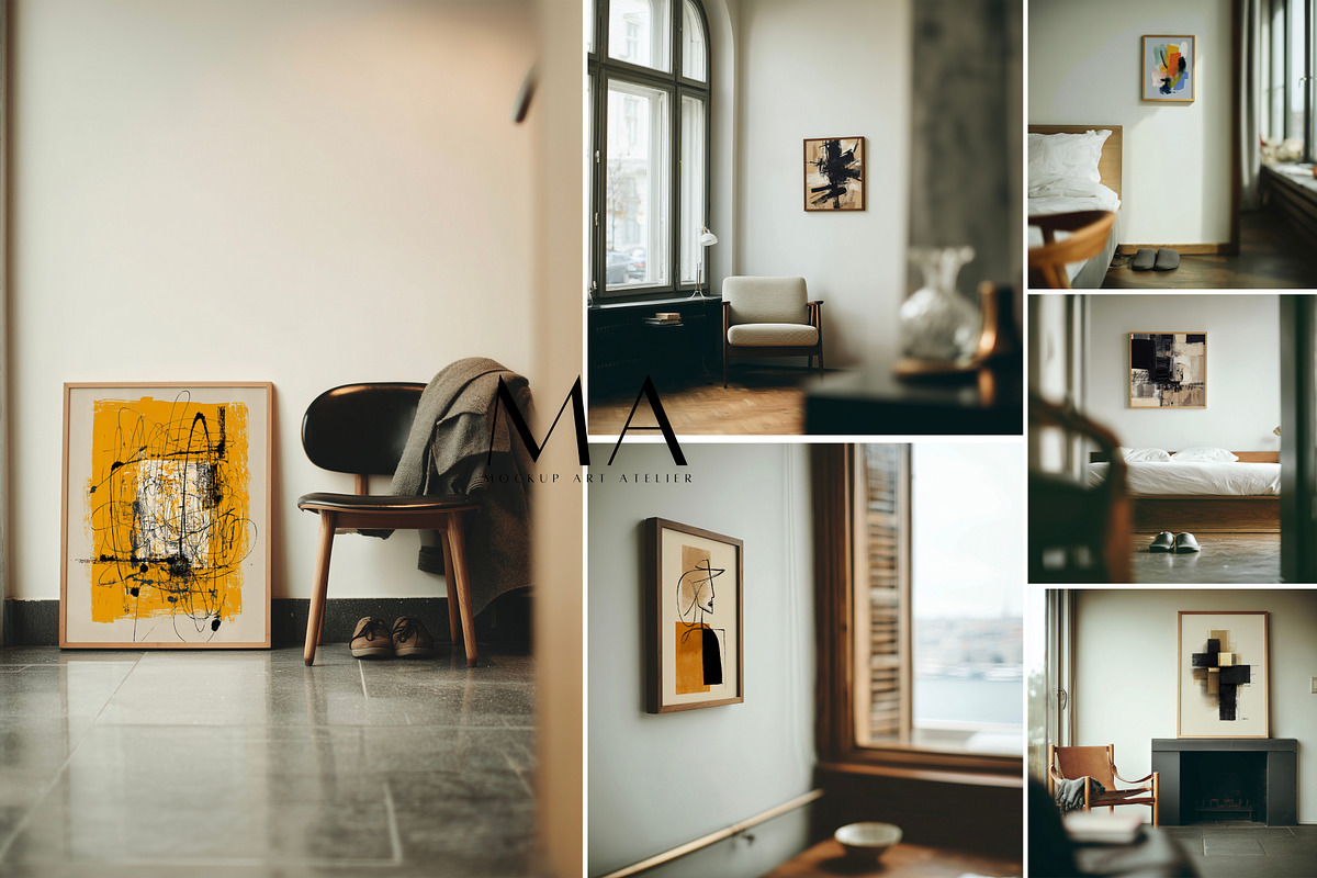 Mega Interior Frame Mockup Pack, a Household Mockup by Mockup Art Atelier (Photo 6 of 60)