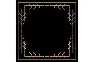 Line geometric frame., a Decorative Illustration by incomible